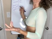 Hot Jewish Stepmom JOI Teaches Boys About What Women Want 4/16