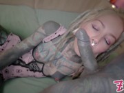 pv ALT Tattoo Teen Anal Fucked - Deepthroat, Huge Load On Ass, Doggystyle Pov Buttplug Dp, Sloppy Blowjob 14/16