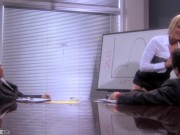 Threesome Office Hardcore Action with Hot Blonde Secretary Alana Rae 4/16