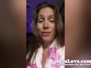 Our first REAL trip, Female & Financial Domination fun, nude workout, closeups spreading, cuckolding naughty talk - Lelu Love 11/16