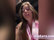 Our first REAL trip, Female & Financial Domination fun, nude workout, closeups spreading, cuckolding naughty talk - Lelu Love 4/16