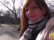 PublicSexDate - Super Hot Brunette with Perfect Tits FUCKED in the back of a Van 4/16