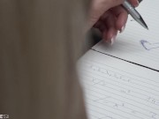 Wet and Horny Schoolgirl Got Her Pussy Stuffed by Teacher's Big and Hard Dick 1/16