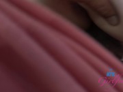 Sexy amateur blonde Cecelia Taylor POV lubed footjob and riding your hard cock 2/16