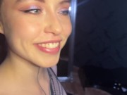 Hot Canadian Girl Eden Ivy gets fucked and surprise creampie while filming her friends 9/16