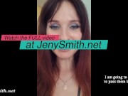 Beautiful Jeny Smith pranks the reception. Teasing and having fun. Tits, Butt and mini skirt 14/16