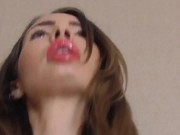 Enjoy how Time blow ther dust in your face while she tease you with her megahorny boobs. 4/16