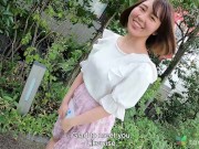 Cheating on her lover Kurumi Aoyama shows us her wet pussy and we give her a dildo to fill it uncensored 1/16