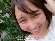 Cheating on her lover Kurumi Aoyama shows us her wet pussy and we give her a dildo to fill it uncensored 2/16