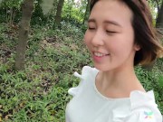 Cheating on her lover Kurumi Aoyama shows us her wet pussy and we give her a dildo to fill it uncensored 4/16