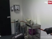 MyDirtyHobby - Inked Cat-Coxx Lets Her Gynecologist Examine Her Pussy With His Fingers & Hard Cock 1/16