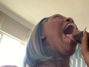 Sucking my best friend on the balcony 1/16