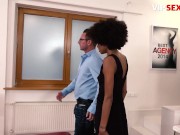 VIP SEX VAULT - Sexy Ebony Luna Corazon Pounded Hard By Casting Agent 2/16