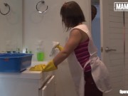 OPERACION LIMPIEZA - Kinky Maid Kathy Violeta Got Her Pussy Slammed By Boss - MAMACITAZ 3/16