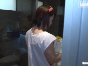 OPERACION LIMPIEZA - Kinky Maid Kathy Violeta Got Her Pussy Slammed By Boss - MAMACITAZ 4/16