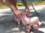 Sammmnextdoor - Date Night #03 - Tiny skating slut rolls home to be fucked 1/16