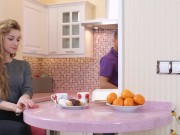 Kitchen Hardcore Evening with Slim Russian Teen Sonya Sweet Getting Her Shaved Pussy Nailed in Every Pose 2/16