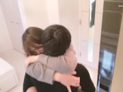 (個人撮影）「あぁッ、もうダメぇぇ♡」パイパンJDが駅弁で空中大絶叫！悶絶しまくりのエロ美女（素人日本人）The body builder 13/16