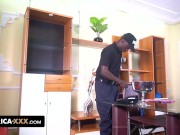 Sex with a hot african girl in the street 16/16