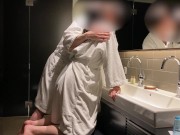 【個人撮影】色白むっちり彼女と鏡越し立ちバックポルチオセックス！挿入前の濃厚フェラが気持ちよすぎた。素人カップル/ハメ撮り/主観映像 6/16