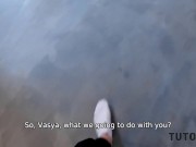 TUTOR4K. Student hides literature tutors glasses to have sex with her 2/16