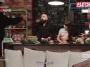 XXXSHADES - Big Ass Brunette Luna Rival Rides Cock In Front Of Boyfriend - LETSDOEIT 2/16