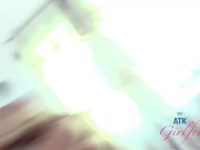 Hot and sexy amateur blonde babe Kay Lovely sucks your cock in POV then gets her tight amateur pussy fucked to orgasm 14/16