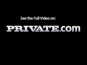 PRIVATE com - Blonde Katrin Tequila Deep Throats Dark Dick And Gets Facial! 15/16