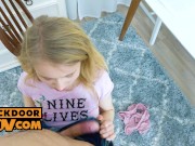 POV - Flora Fairy cum hungry teen getting pussy and ass fucked 4/16