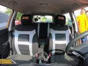 FakeDrivingSchool Hot Babe Fucked Outside on Car Hood 1/16