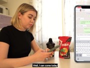 depraved schoolgirl fucked a nerd | creampie in pussy 2/16