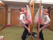 FAKEhub - Cheating wife caught out in hotel sucking big cock in corridor before having orgasms in private room 6/16