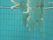 Libuse thinks Nastya is horny and hot in the pool 14/16