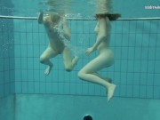 Libuse thinks Nastya is horny and hot in the pool 15/16