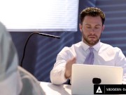 Perfect Tits Maid Begs For RISKY ANAL CREAMPIE At Work! 1/16