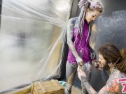 Alternative worker pegging by tattooed dominatrix - , Hot Female Domination, Anal Fuck, Dripping Dick 10/16