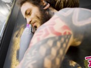 Alternative worker pegging by tattooed dominatrix - , Hot Female Domination, Anal Fuck, Dripping Dick 12/16