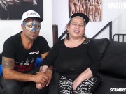 AMATEUR EURO - Big Tits Mature BBW Jessica Grandi Got Drilled By Horny Stud 1/16