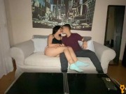 I invited a friend over to watch a movie, but we got horny and plans changed