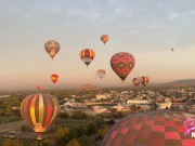 Sammmnextdoor Date Night #05 - Passionate sunrise sex (she swallows) over pyramids in an air balloon 13/16