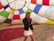 Sammmnextdoor Date Night #05 - Passionate sunrise sex (she swallows) over pyramids in an air balloon 2/16