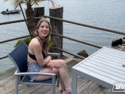 BJRAW Naturally busty blonde Octavia Red gobbles up this big dick 1/16