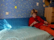 My flatmate saw me masturbate on her panties. As it turned out, she didn't mind. 2/16