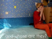 My flatmate saw me masturbate on her panties. As it turned out, she didn't mind. 3/16