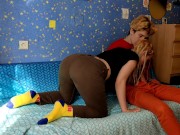 My flatmate saw me masturbate on her panties. As it turned out, she didn't mind. 6/16