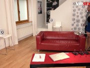 EXPOSED CASTING - Horny Slut Bambi Bell First Hardcore Casting Sex 1/16