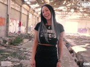 MAMACITAZ - Big Ass Brunette Deborah Diamond Is Ready To Get Fucked Outdoor 1/16