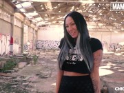 MAMACITAZ - Big Ass Brunette Deborah Diamond Is Ready To Get Fucked Outdoor 2/16