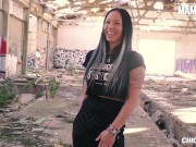 MAMACITAZ - Big Ass Brunette Deborah Diamond Is Ready To Get Fucked Outdoor 3/16