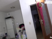 AMATEUR EURO - Brunette Babe Takes Cock Deep In Her Tight Pussy 3/16